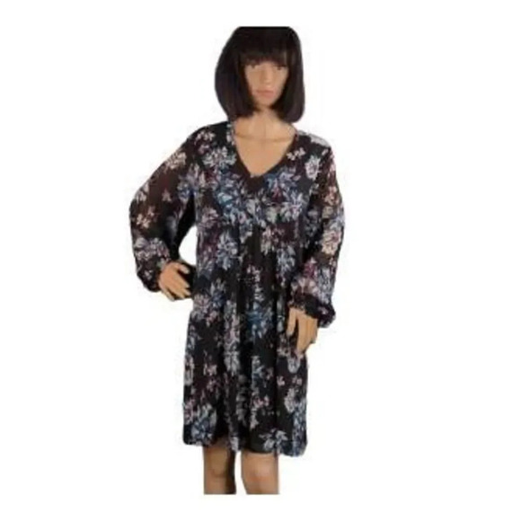 Floral Peasant Dress - Picture 1 of 16